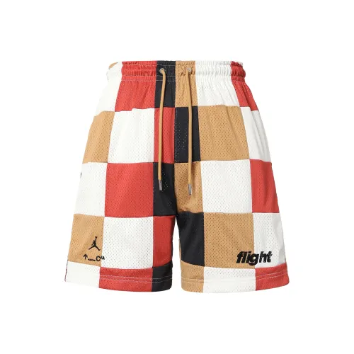 JORDAN Красный Глина Элемент Золотой Многоцветный Мужские Повседневные Шорты