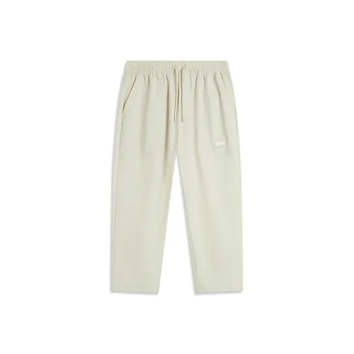 LiNing Sports Fashion Collection Повседневные брюки Мужские Foam Khaki