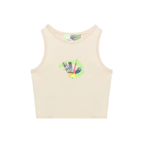 TEMPLER OF FAITH Экрю Женские Майки