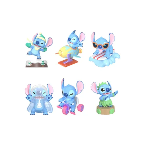 TOP TOY X Disney Стич Мунчи Веселье Коллекция Фигурка Слепые Коробки Один Mystery Коробка Целая Коробка 6 шт