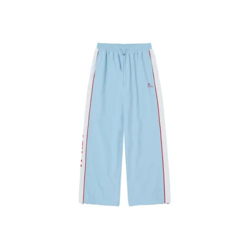 NERDY Повседневные брюки Унисекс Небесно-голубой