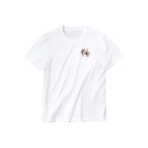 Mr.Bu Moon Белая Мужская T-Рубашка