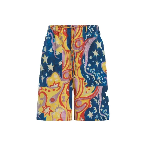 MARNI X NO VACANCY INN Co Бренд Blue Men's Casual Shorts
