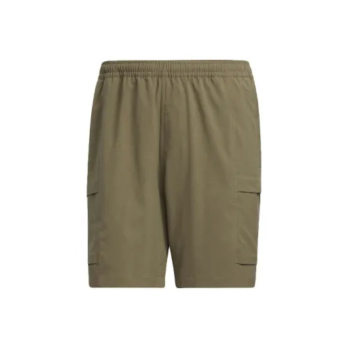 Adidas Повседневные шорты Мужские Оливково-зеленые