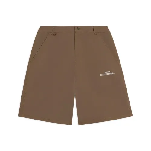LINING Повседневные шорты Мужские Коричневые