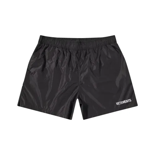 Vetements Черные Мужские Повседневные Шорты