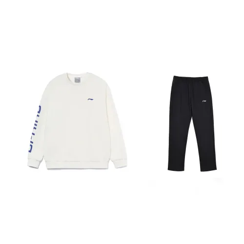 LINING Комплект Белый+Черный Мужской Повседневный Спортивный