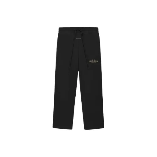 Fear Of God Athletics x Adidas Co Брендированный Paragraph Повседневные брюки Мужской Черный