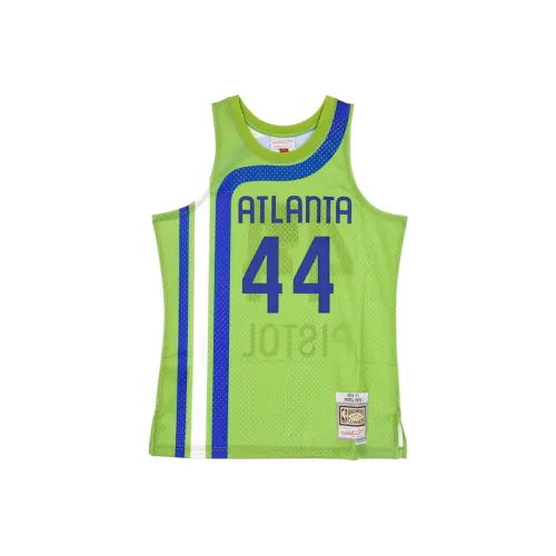 MITCHELL NESS Баскетбольная Джерси Унисекс Трава Зеленая