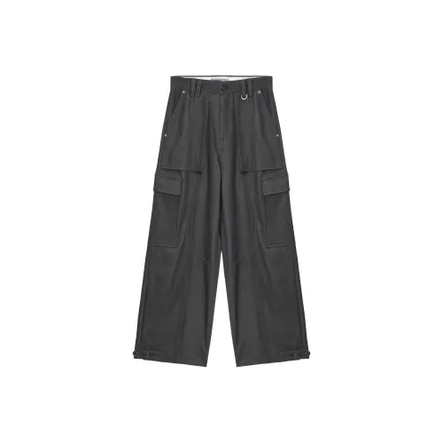 UNVESNO Матовые черные унисекс повседневные брюки