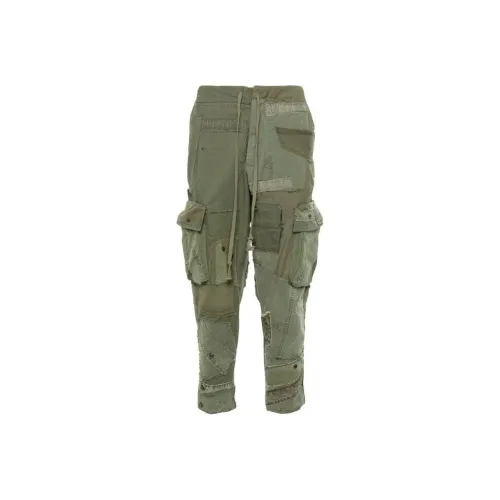 GREG LAUREN Зеленые Мужские Повседневные Штаны