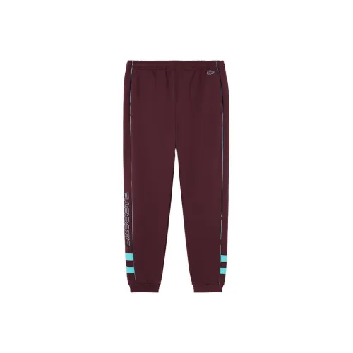 LACOSTE Collaboration Повседневные брюки Мужские Темно-красные