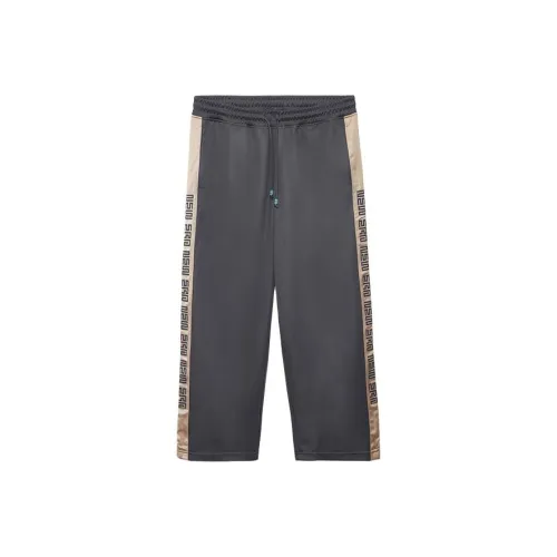 New Era SS24 Повседневные брюки Унисекс Темно-серый