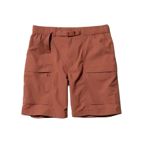 UNIQLO Карго шорты унисекс темно-оранжевый