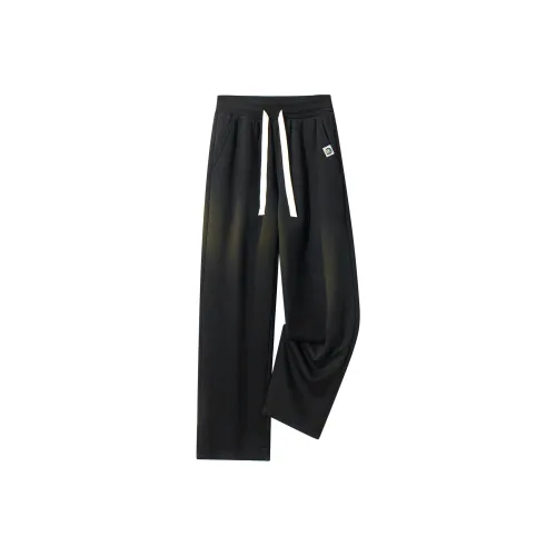 ONE PIECE Students Straight Fit Casual Pants Men's Solid Color Basic