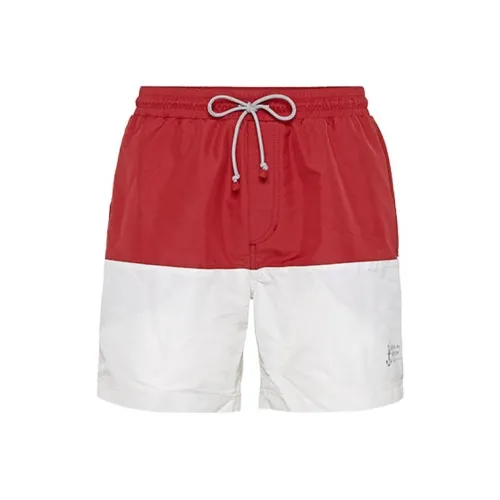 BRUNELLO CUCINELLI FW23 Пляжные шорты Мужские Красные