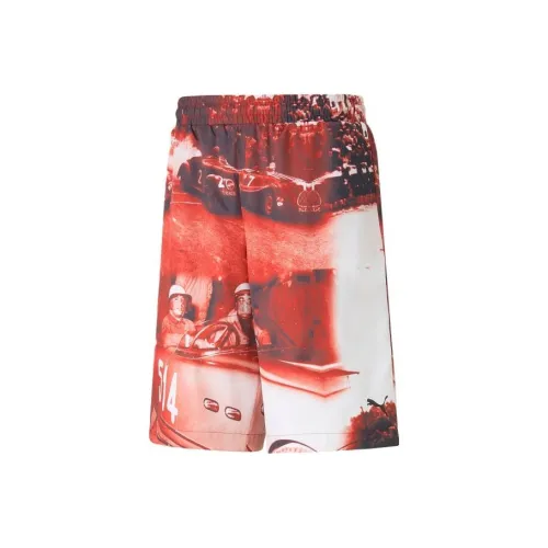 PUMA Гоночные красные унисекс повседневные шорты