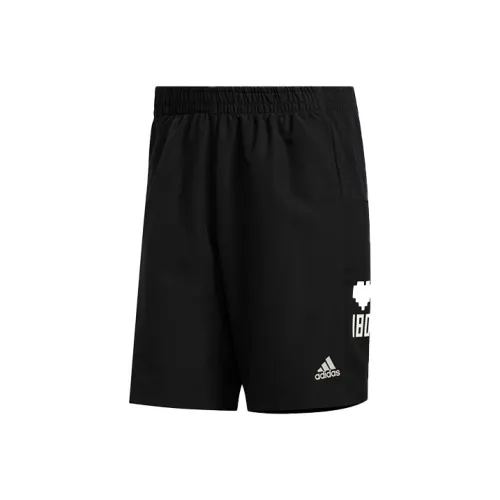 Adidas Мужские спортивные шорты черного цвета
