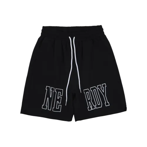 NERDY SS24 Повседневные шорты унисекс черные