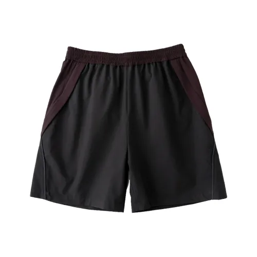 DECESOLO Черные Унисекс Повседневные шорты