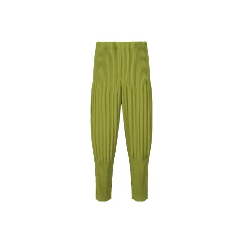 ISSEY MIYAKE Повседневные брюки Мужские Зеленые