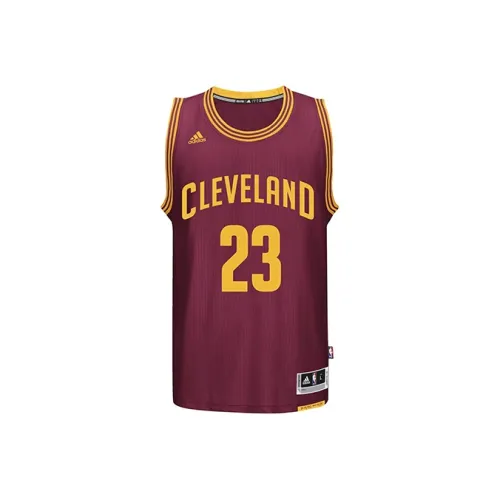 Adidas Баскетбольная Джерси Мужская Красная