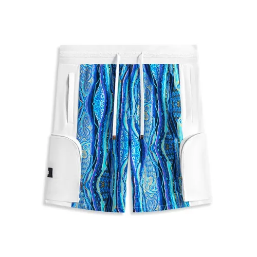 COOGI Уличный Hip Hop Ретро Поп-стиль Горький Горлянка Узор Повседневные шорты Унисекс