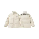 [Утолщенный, улучшенный, ветрозащитный, откладной воротник, стиль] Абрикос, черный