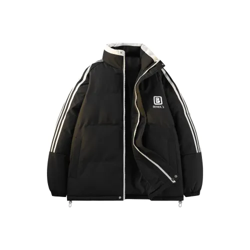 BENDL'S Хлопковый пуховик унисекс черного цвета