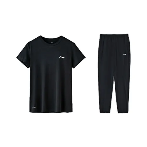 Лайнер Повседневная Спортивная Одежда Мужская Черный