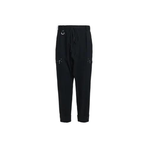 Yohji Yamamoto S'YTE Черные Унисекс Повседневные Штаны