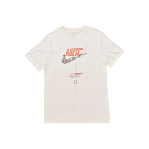 Nike Бежевый Мужской T-Shirt