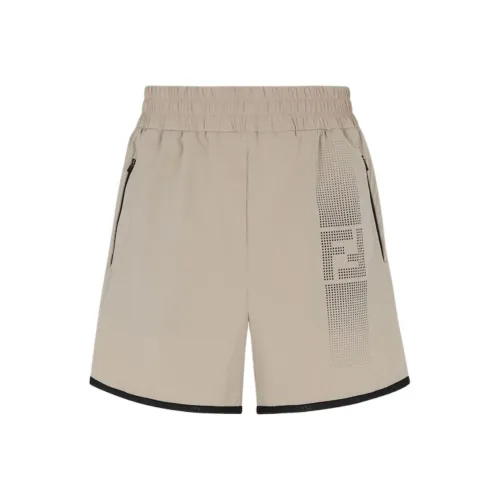 FENDI Повседневные шорты Мужские Светлый Умбра