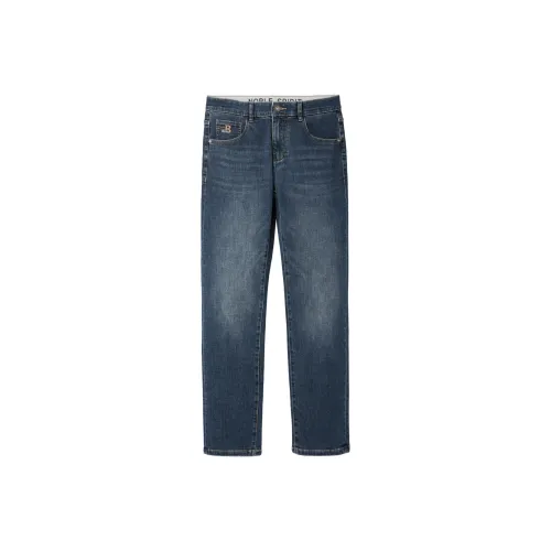 HLA Синий Серый DENIM GRADIENT Средний F0 Мужские Джинсы