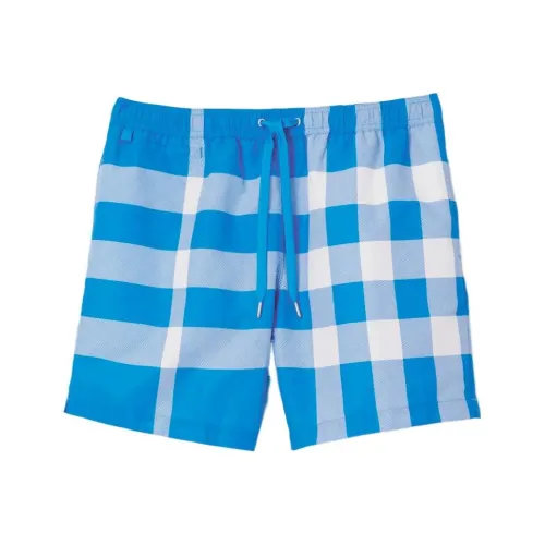 Burberry SS23 Повседневные шорты Мужские Ярко-голубые