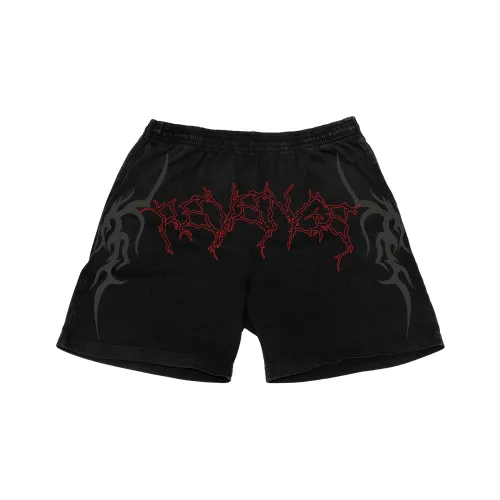 Revenge Черные Мужские Повседневные Шорты