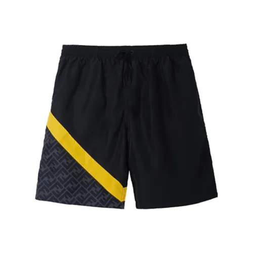 FENDI SS23 Повседневные шорты Мужские Черные