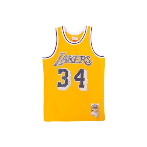 MITCHELL NESS Баскетбольная Джерси Мужская Желтая