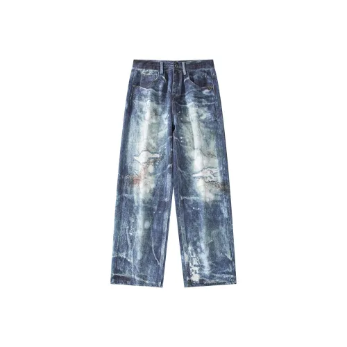 PANDA ADEVIL Джинсы Унисекс Темно-синий