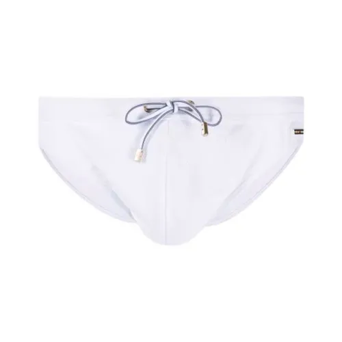 EMPORIO ARMANI Белые Мужские Плавательные Шорты