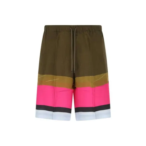 DRIES VAN NOTEN Коричневый Мужские Повседневные Шорты