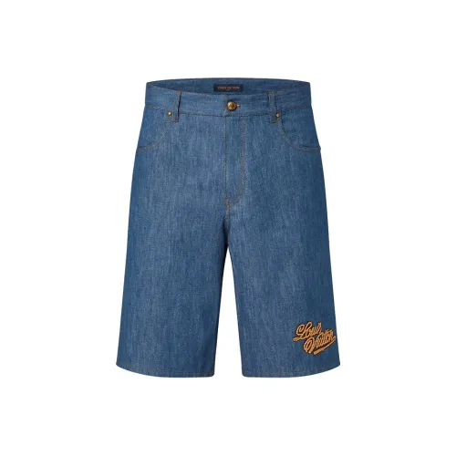 LOUIS VUITTON FW24 Джинсовые шорты Мужской Синий