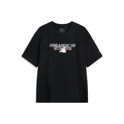 LiNing x Disney T-Shirt Унисекс Черный