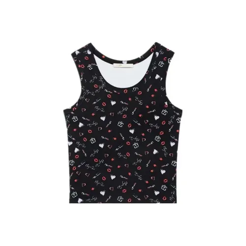 Maje Черные Женские Майки