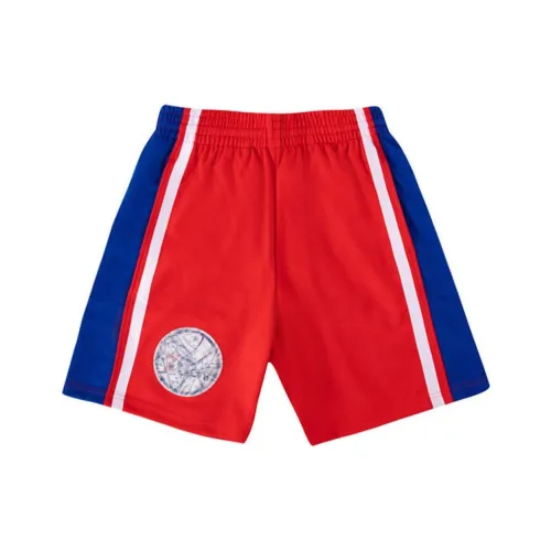 MITCHELL NESS Баскетбольные шорты Мужские Красные