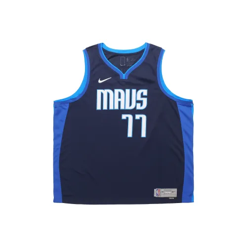 Nike NBA Темно-синие Мужские баскетбольные майки