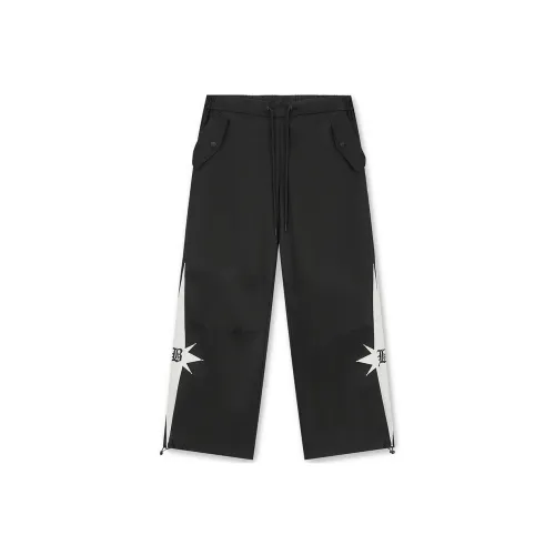 BONELESS Cut Casual Pants Unisex Black