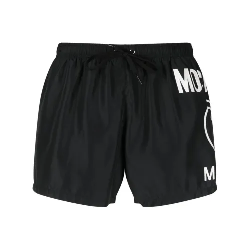 MOSCHINO Черные Мужские Повседневные Шорты