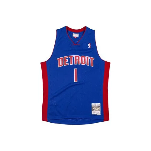 MITCHELL NESS Баскетбольная Джерси Мужская Синяя