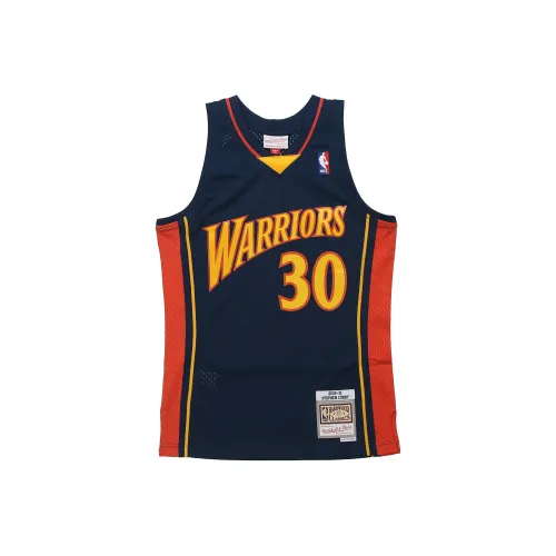 MITCHELL NESS Баскетбольная Джерси Унисекс Морской Синий